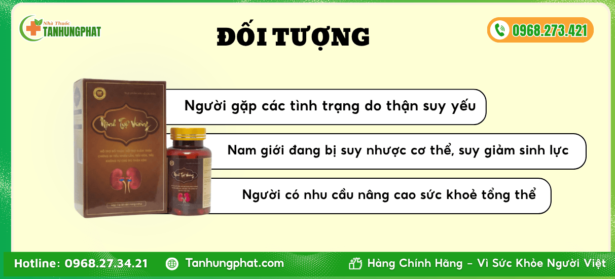 Đối tượng của sản phẩm Minh Tuệ Vương