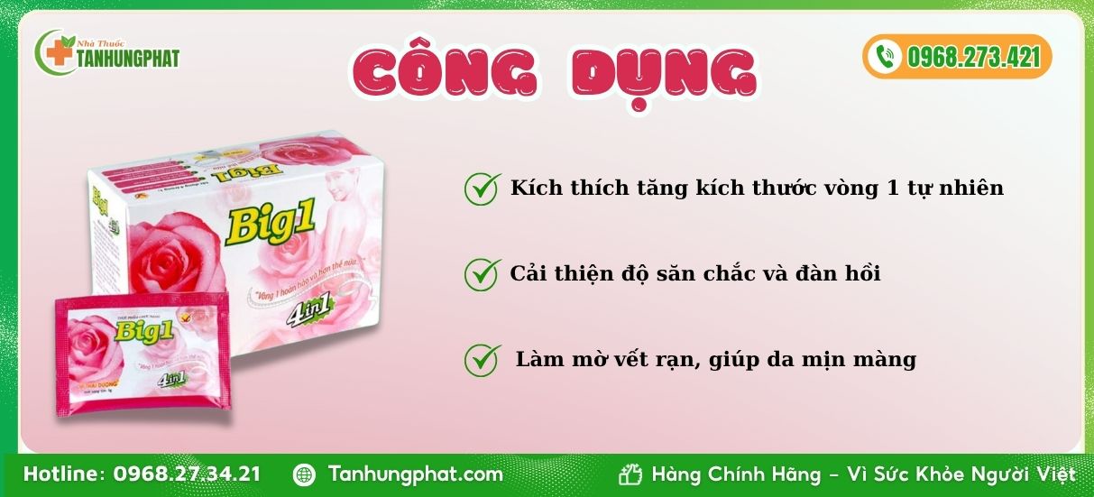 công dụng chính của Big 1