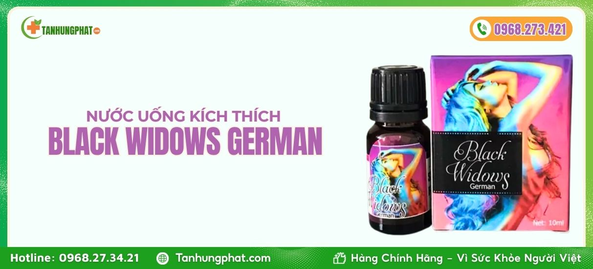 Nước uống kích thích Black Widows German