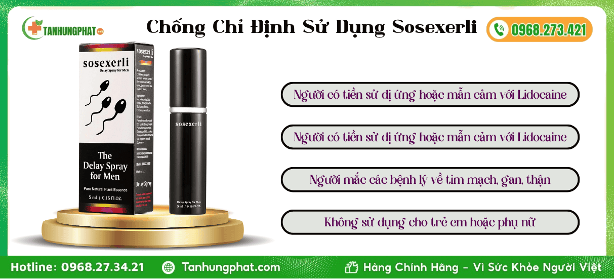 Chống Chỉ Định Sử Dụng Sosexerli 