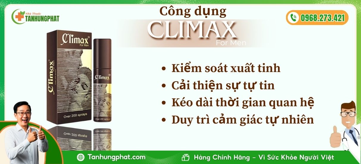 Climax for men