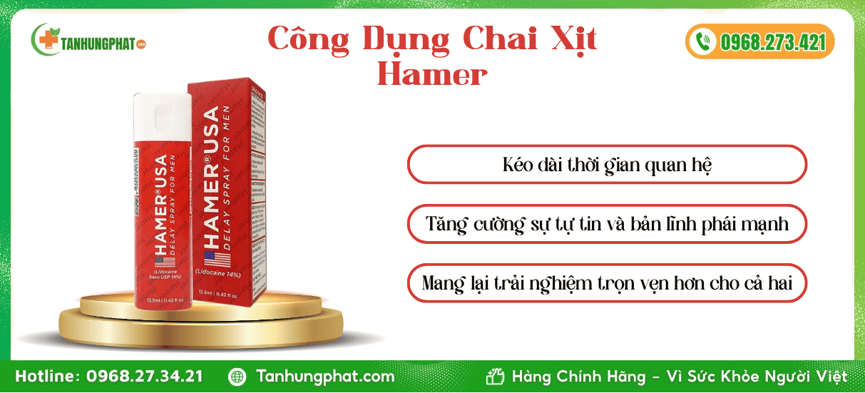 Công Dụng Chai Xịt Hamer