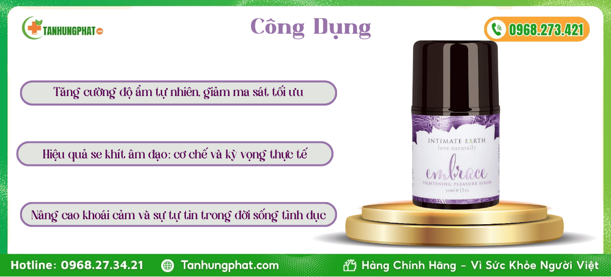 Công Dụng Gel Bôi Trơn Embrace