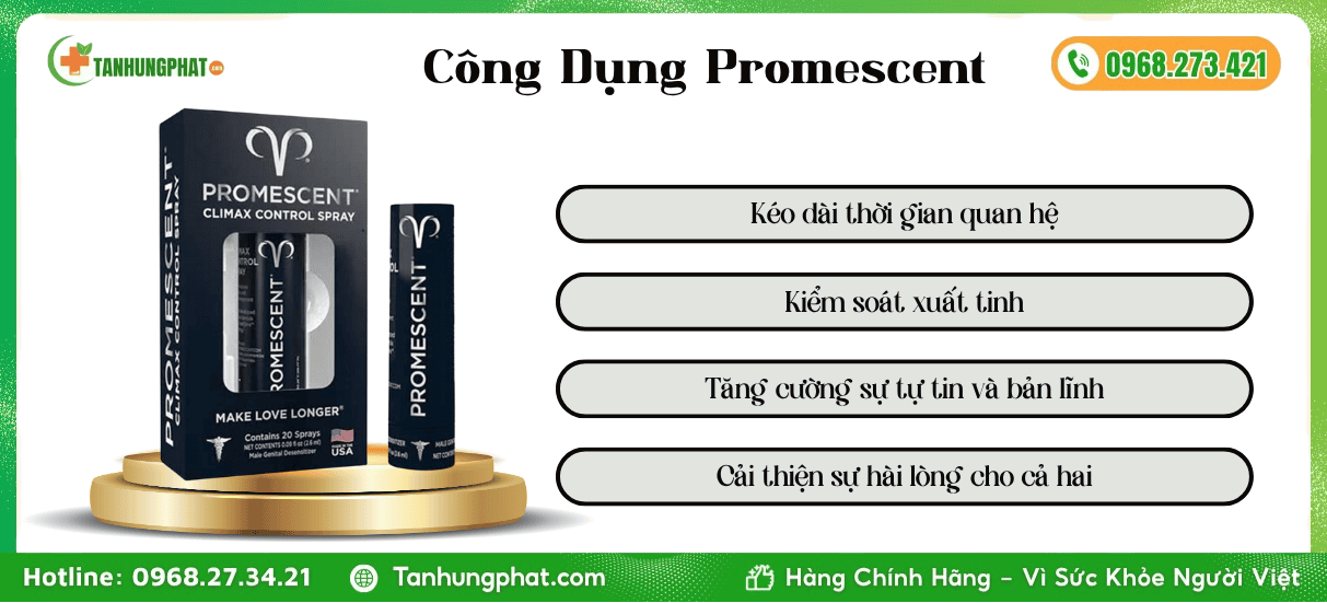 Công Dụng Promescent