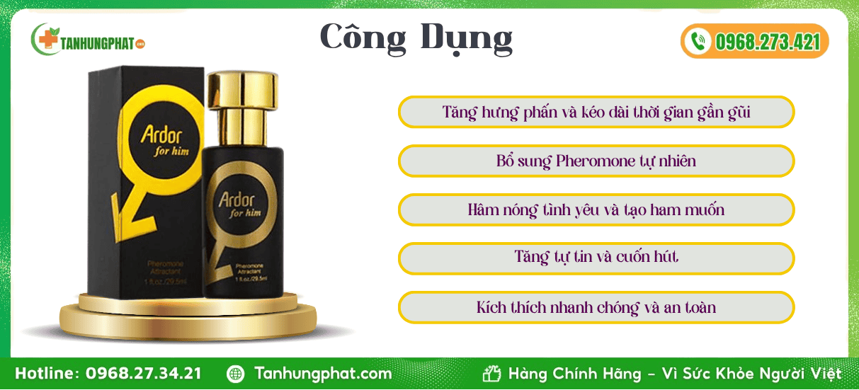 Công Dụng Winmax Ardor For Him