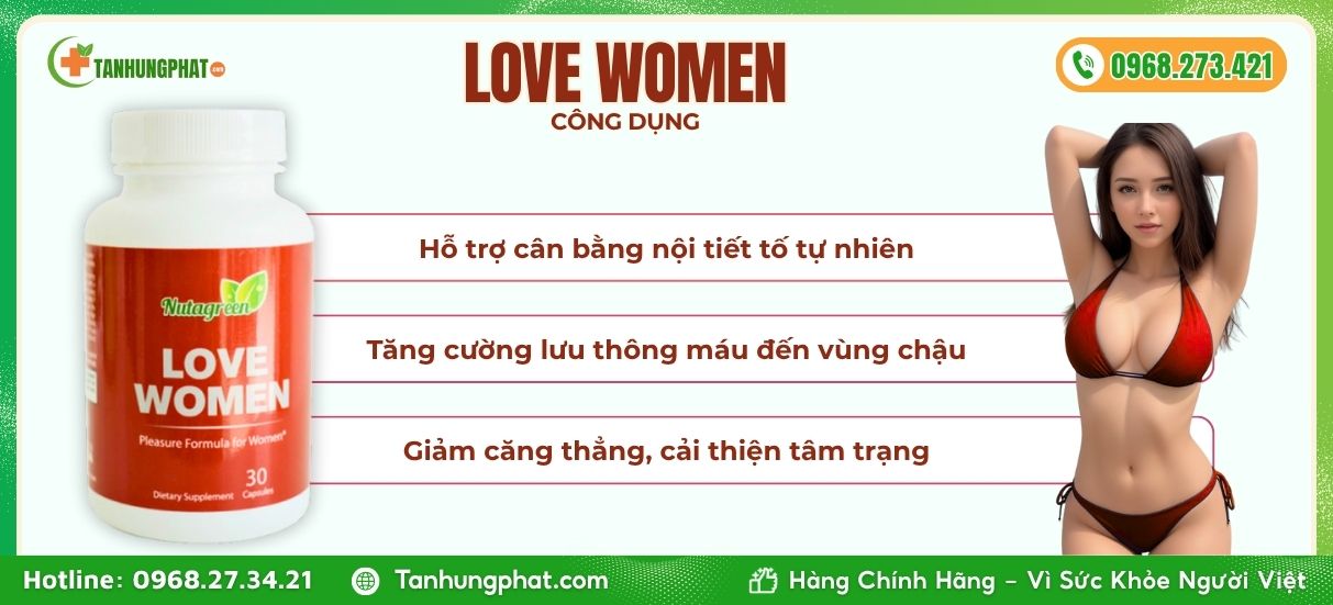 Công dụng viên uống Love Women