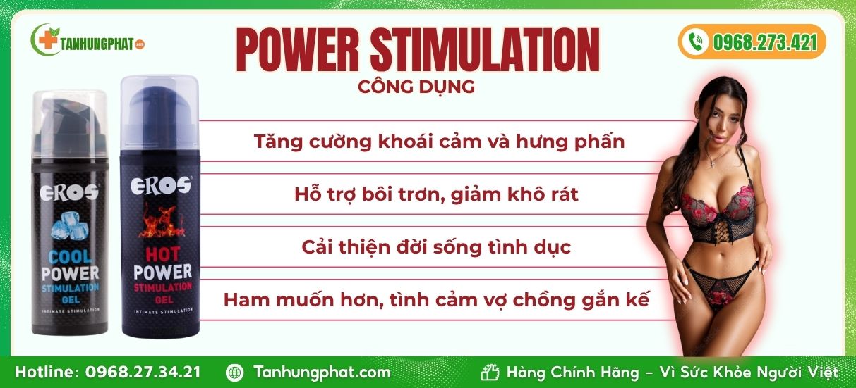 Công dụng Gel Power Stimulation