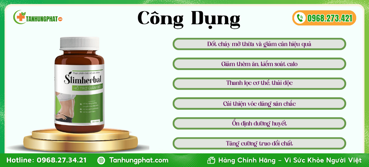 Công dụng của Slim Herbal