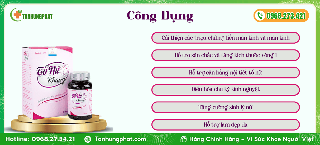 Công dụng của Tố Nữ Khang