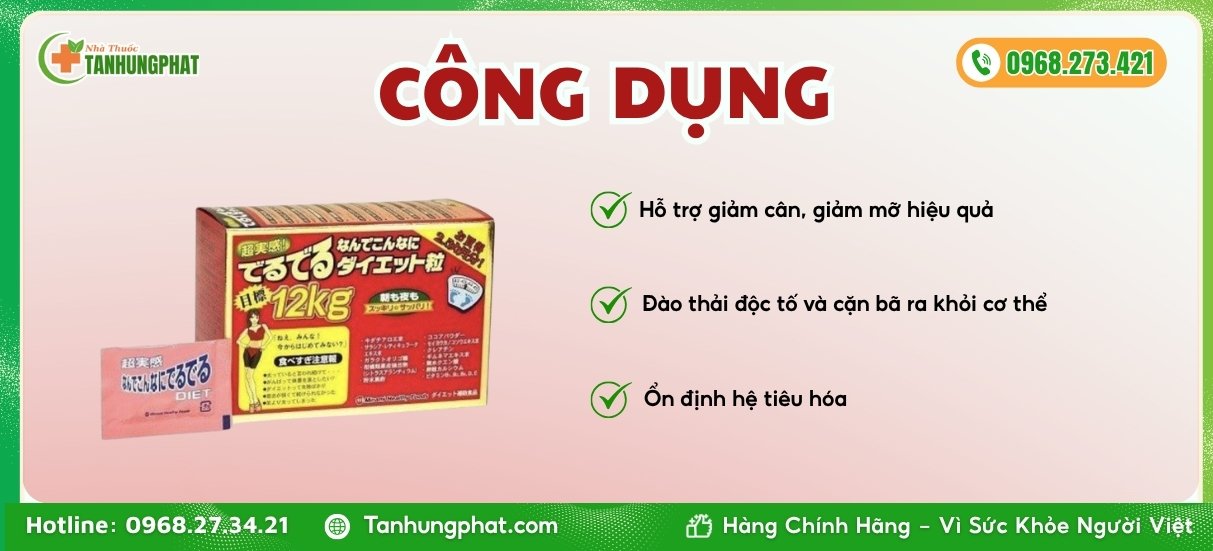 công dụng của Deru Deru Diet