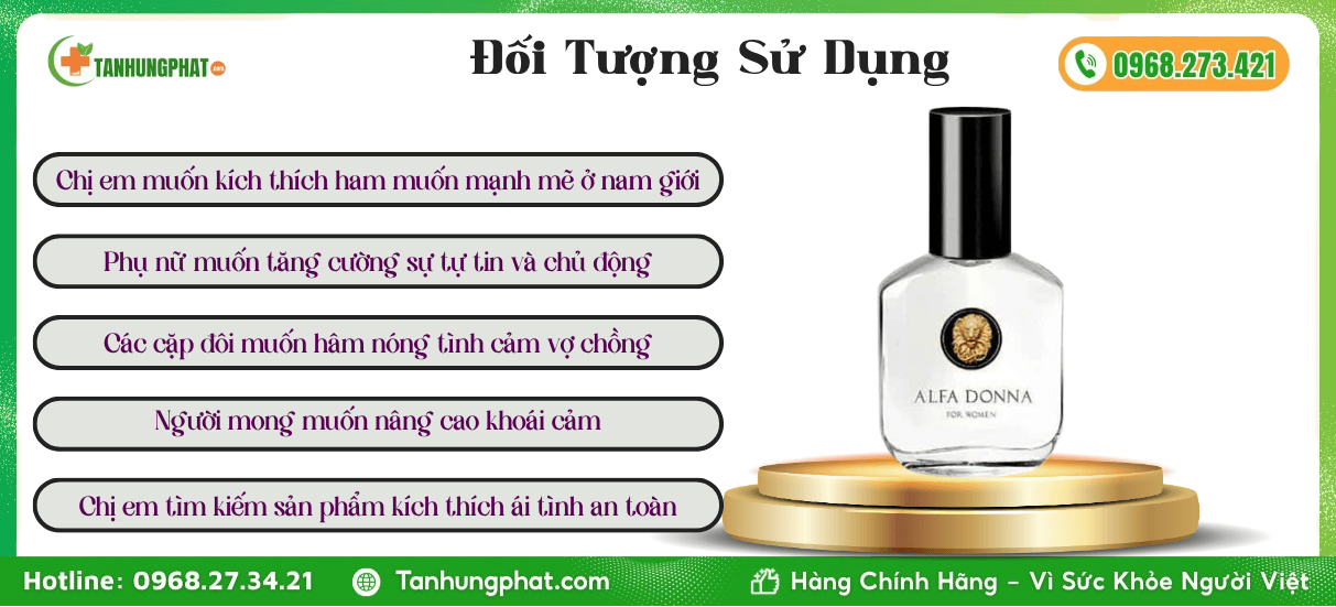 Đối Tượng Sử Dụng Alfa Donna