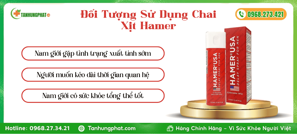 Đối Tượng Sử Dụng Chai Xịt Hamer