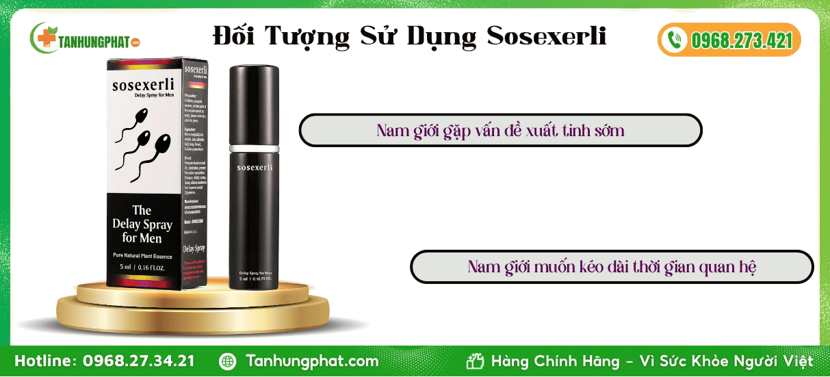 Đối Tượng Sử Dụng Sosexerli 