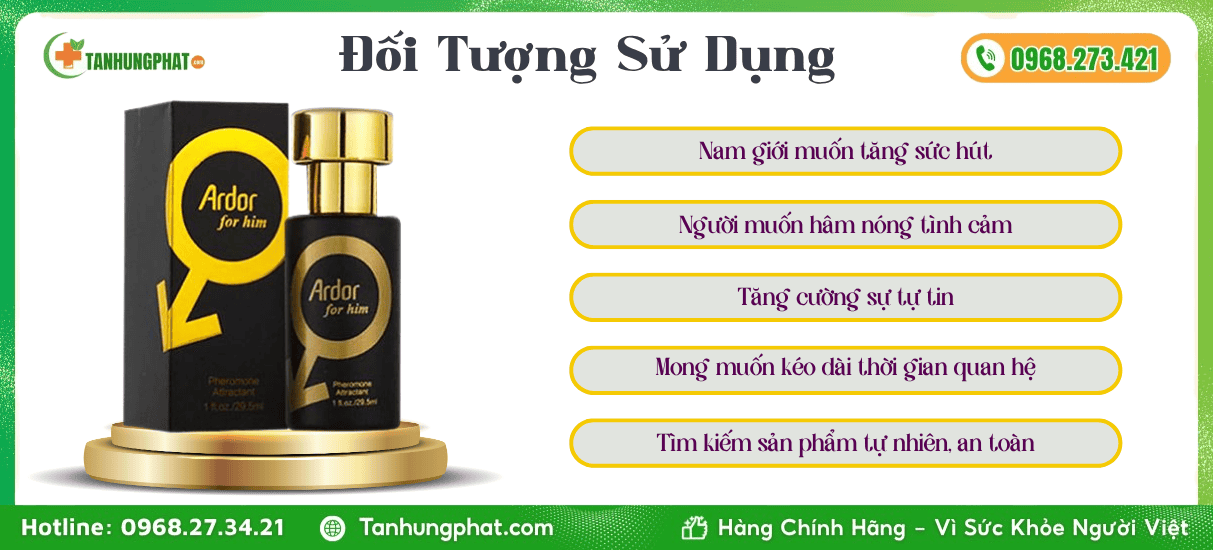 Đối Tượng Sử Dụng Winmax Ardor For Him