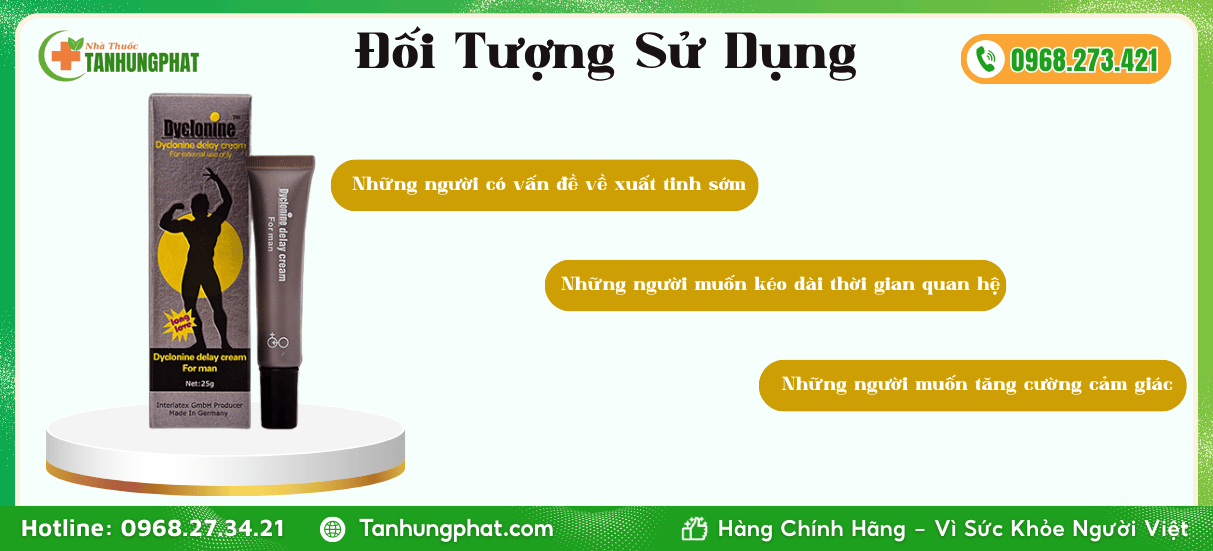 Đối tượng sử dụng Gel Dyclonine