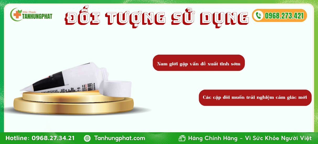 Đối tượng sử dụng Kem tê giác Rhino