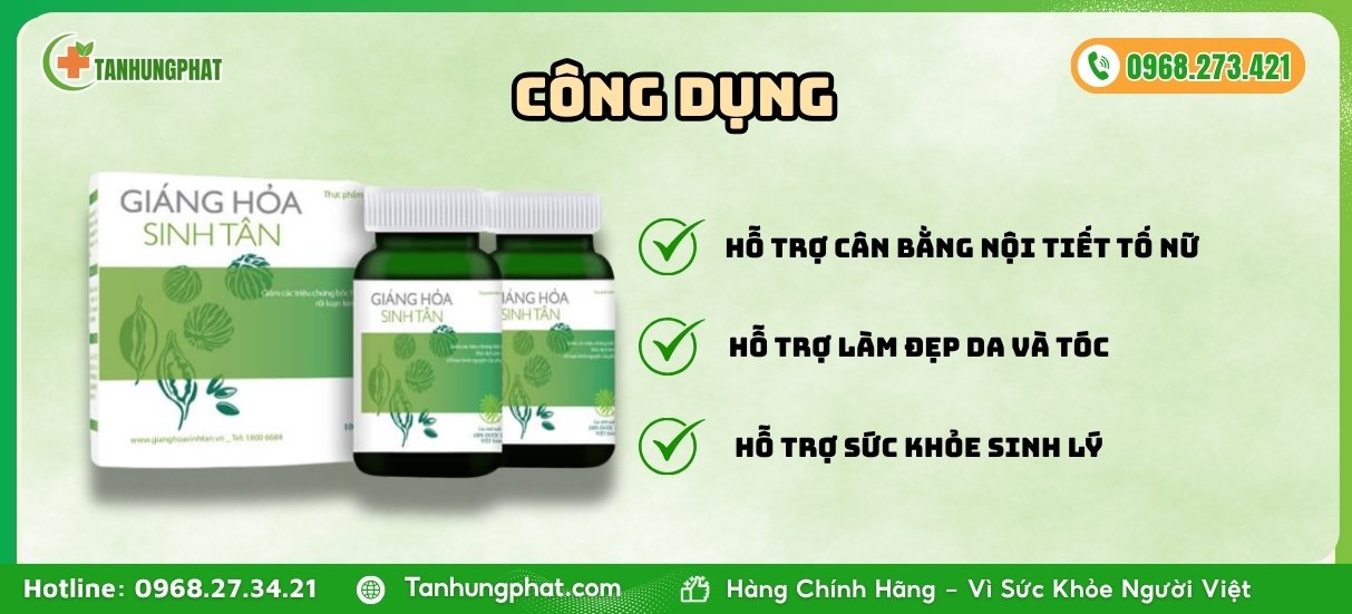 Công dụng của giáng hỏa sinh tân 