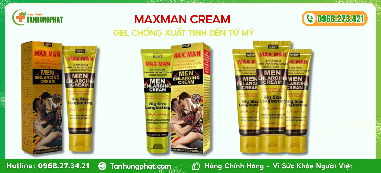 Maxman Cream là sản phẩm gì?