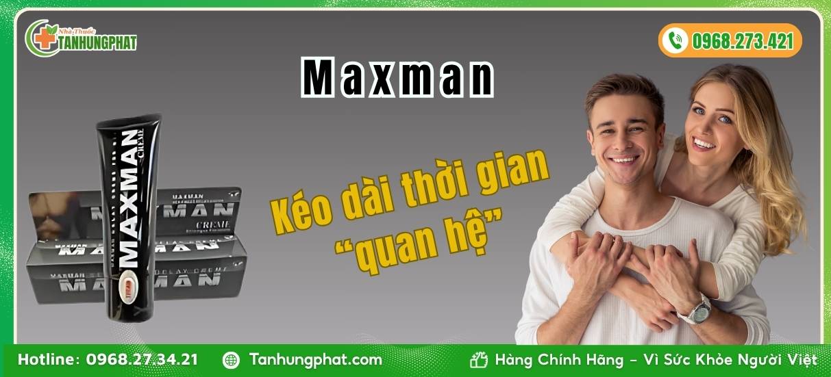 Giới thiệu về sản phẩm gel Maxman