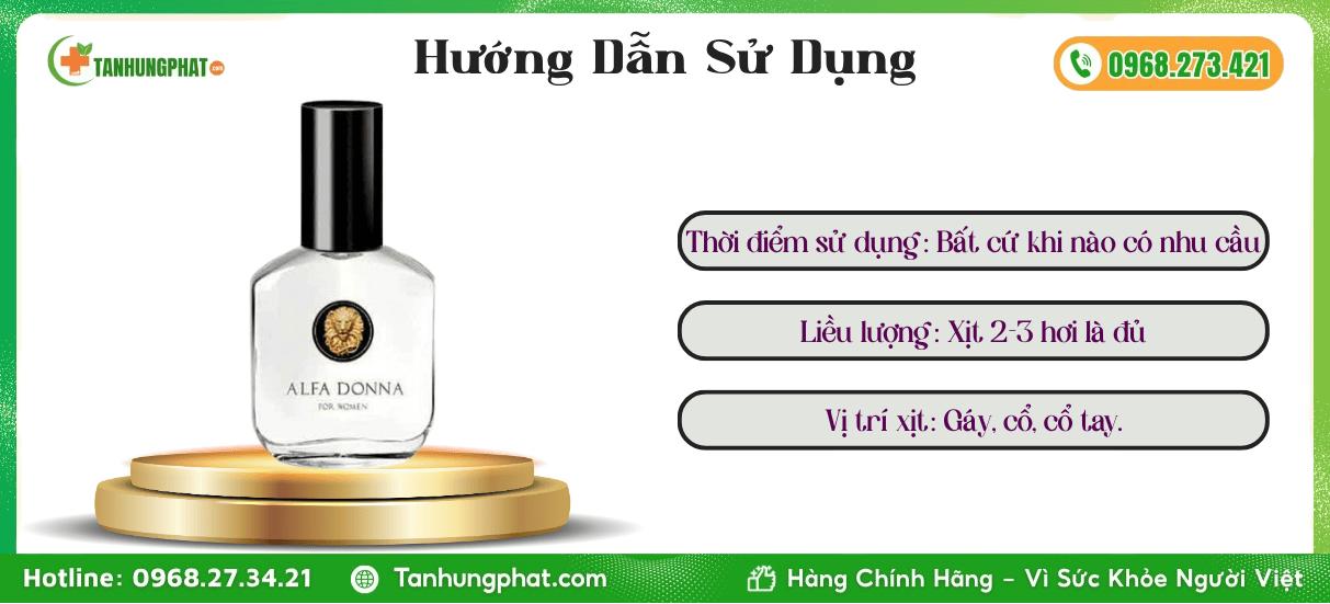 Hướng Dẫn Sử Dụng Alfa Donna