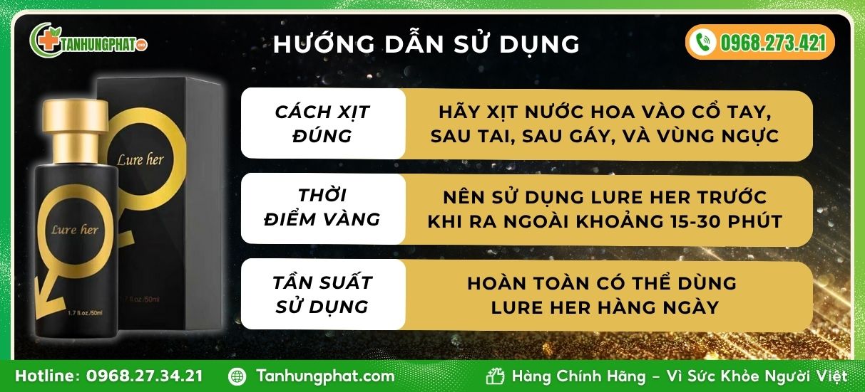 Hướng Dẫn Sử Dụng Nước Hoa Lure Her