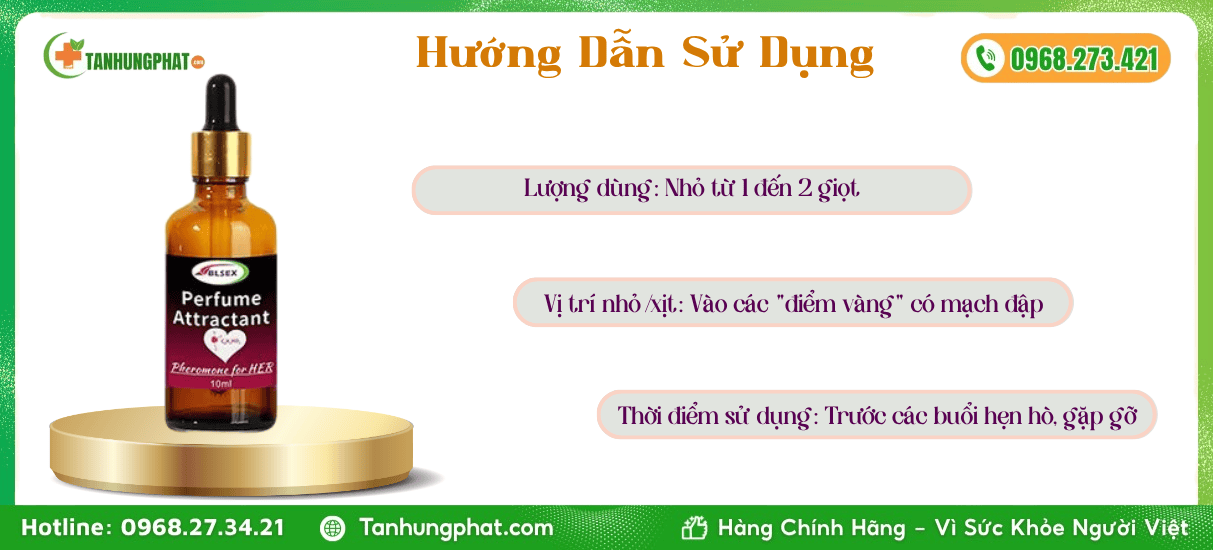 Hướng Dẫn Sử Dụng nước hoa Attractant Women