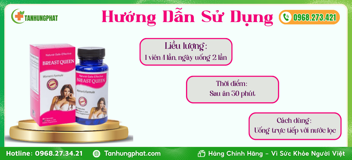 Hướng dẫn sử dụng Breast Queen