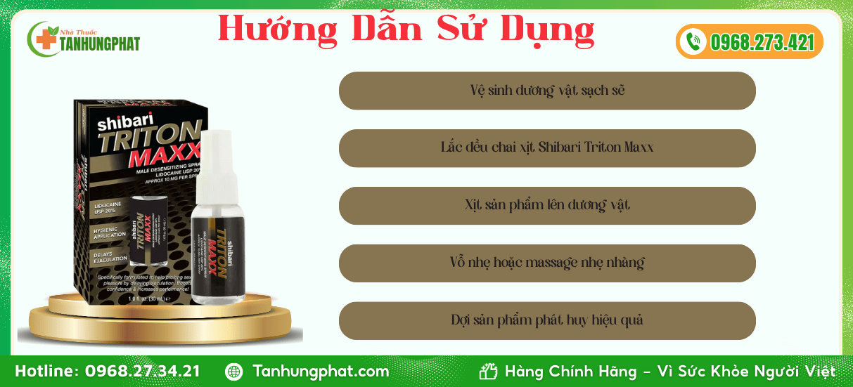 Hướng dẫn sử dụng Shibari Triton Maxx