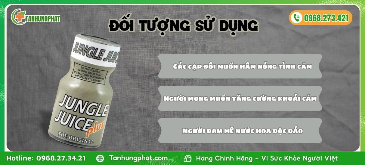Các đối tượng sử dụng JUNGE JUICE Plus