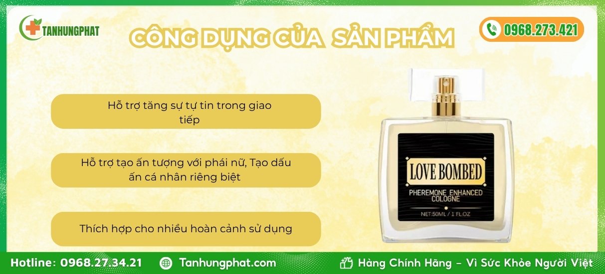 Love Bombed Pheromone Cologne