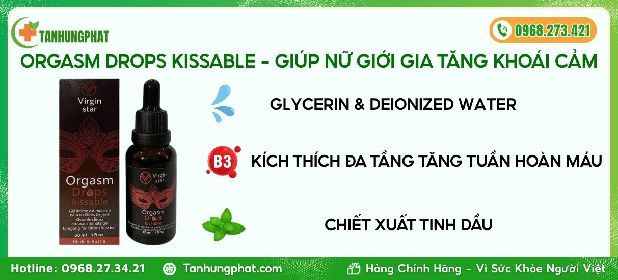 thành phàn orgasm drops kissable