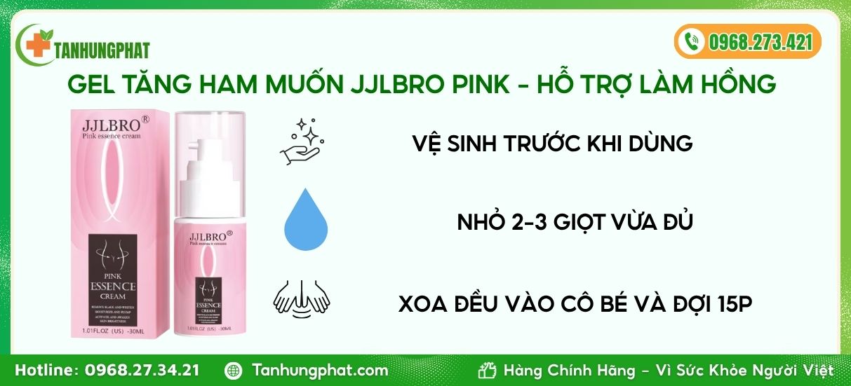 Cách dùng Jjlbro Pink
