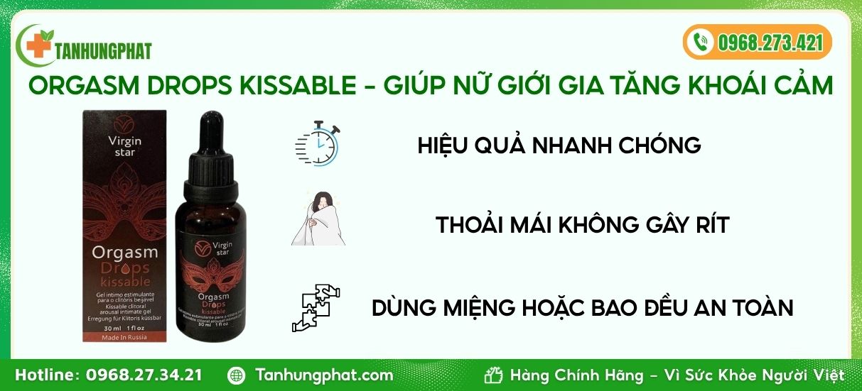 orgasm drops kissable an toàn
