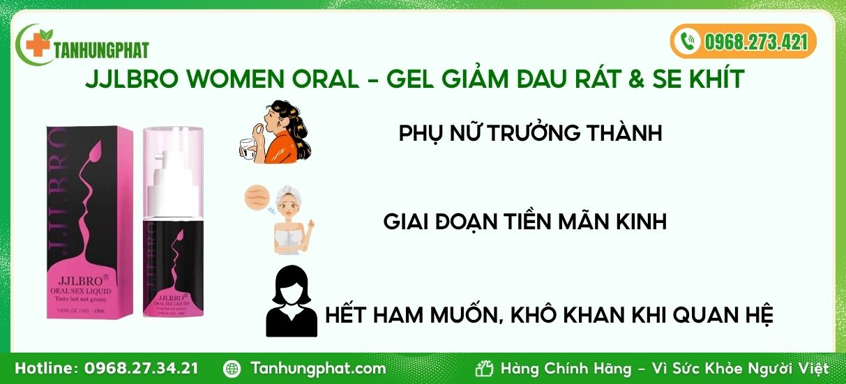 Ai nên dùng Jjlbro Women Oral