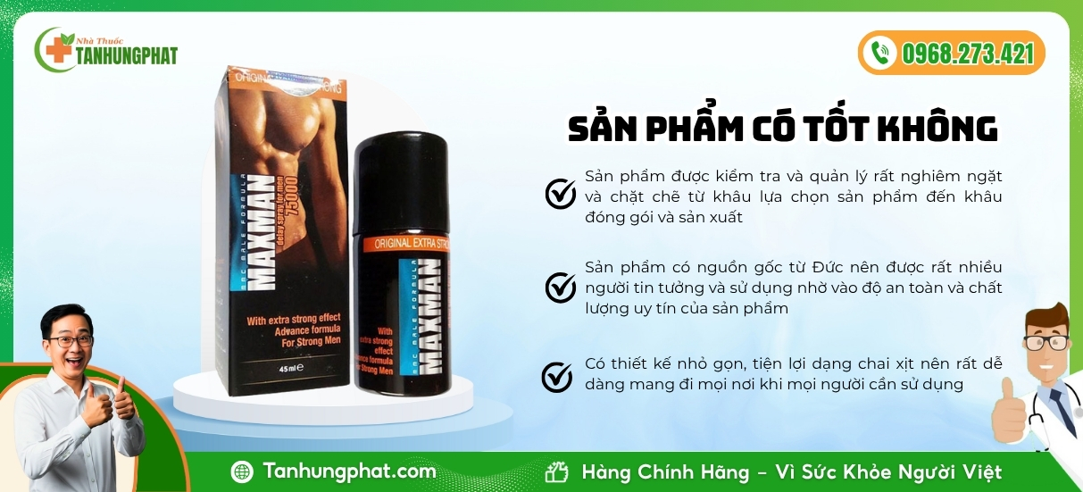 Maxman Delay Spray For Men 7500