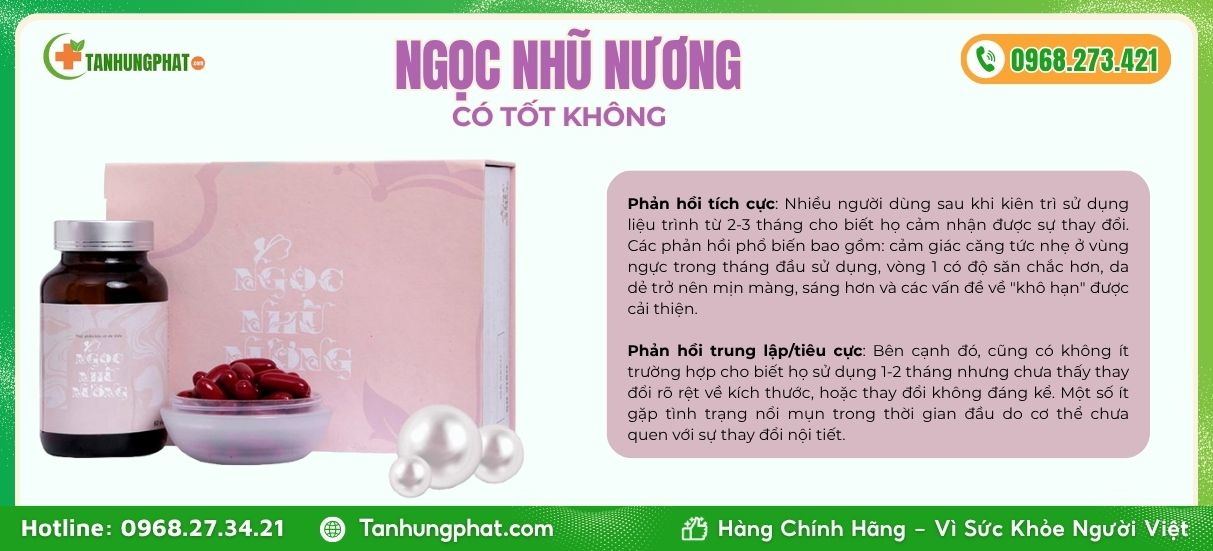 viên uống Ngọc Nhũ Nương có tốt không