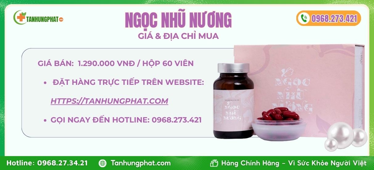 giá và địa chỉ mua viên uống Ngọc Nhũ Nương