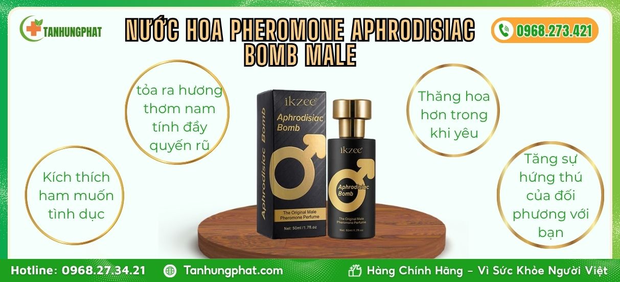 Nước hoa Pheromone Aphrodisiac Bomb Male