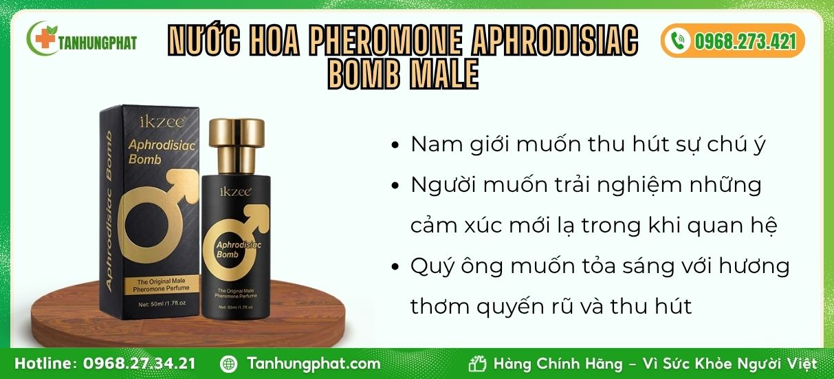 Nước hoa Pheromone Aphrodisiac Bomb Male