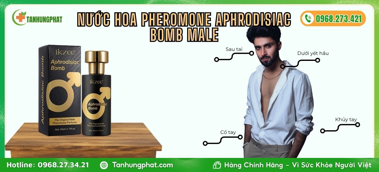 Nước hoa Pheromone Aphrodisiac Bomb Male