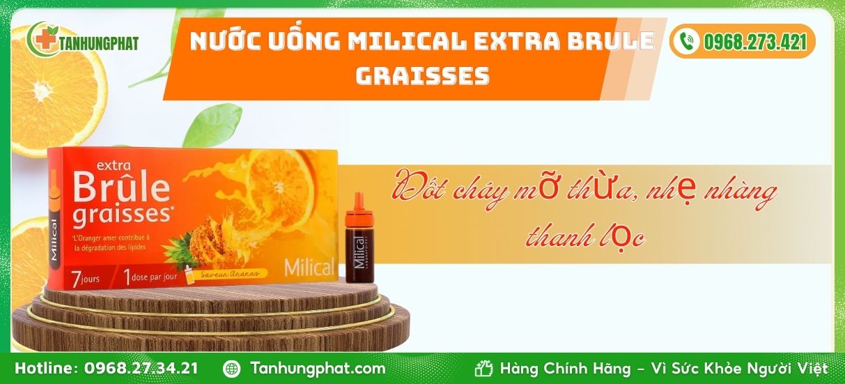 nước uống Milical Extra Brule Graisses