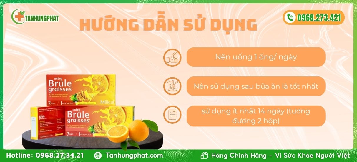 nước uống Milical Extra Brule Graisses