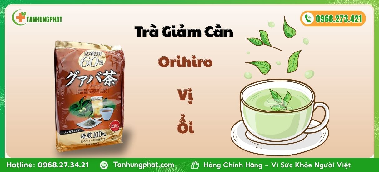 Trà Giảm Cân Orihiro Vị Ổi