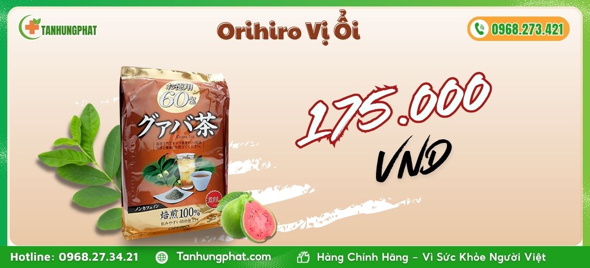 Giá của Trà Giảm Cân Orihiro Vị Ổi