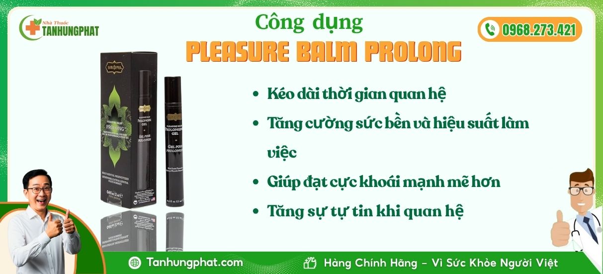 Gel bôi Pleasure Balm Prolong