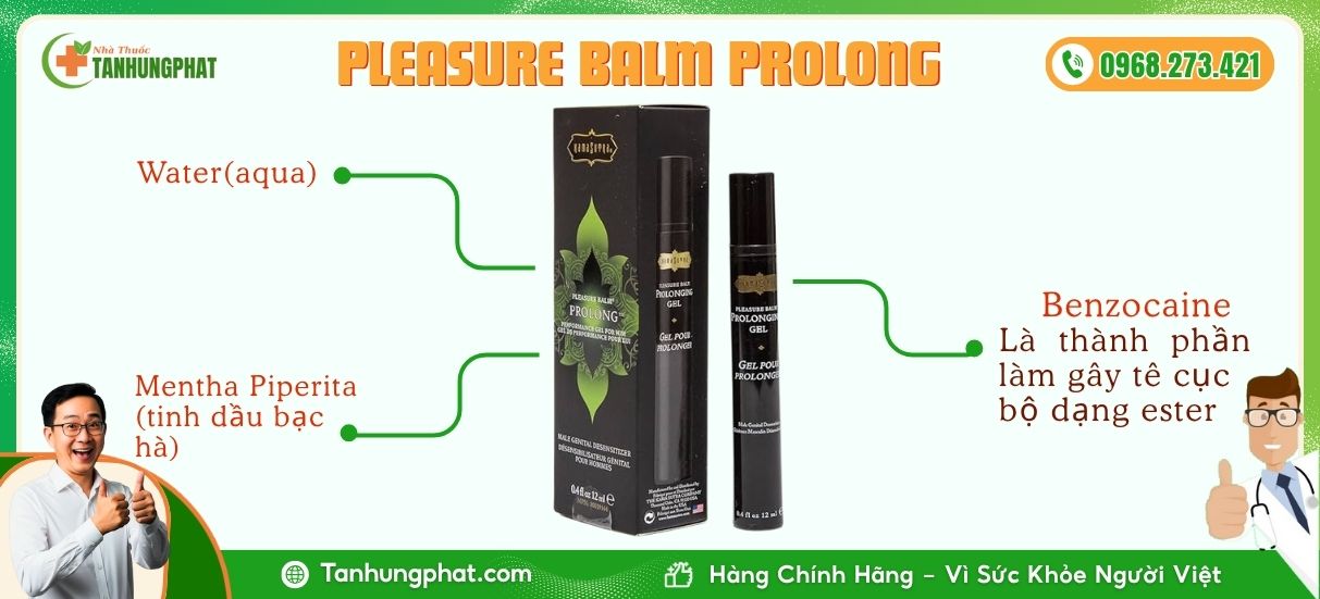 Gel bôi Pleasure Balm Prolong