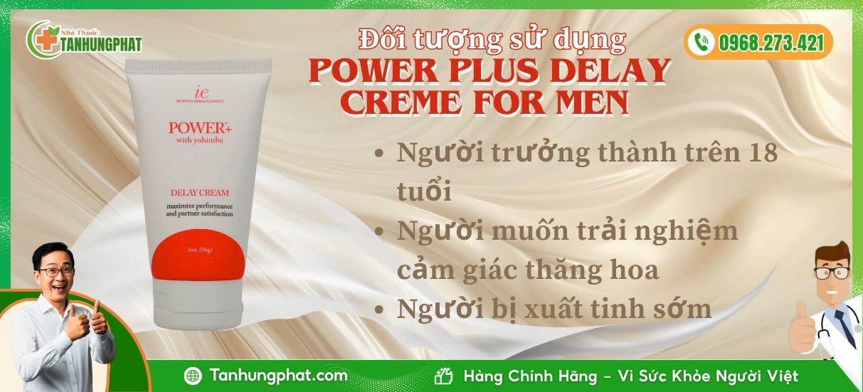 power plus delay creme for men