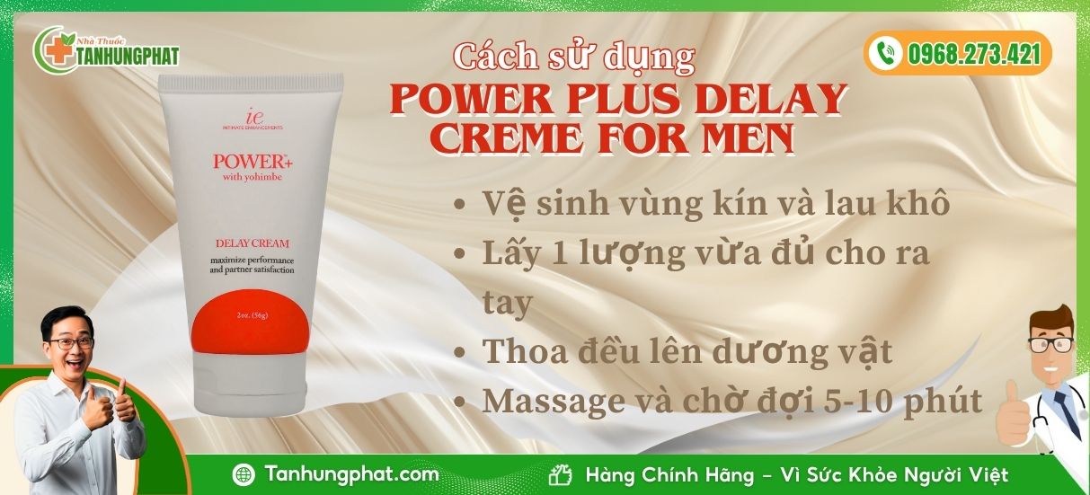 power plus delay creme for men