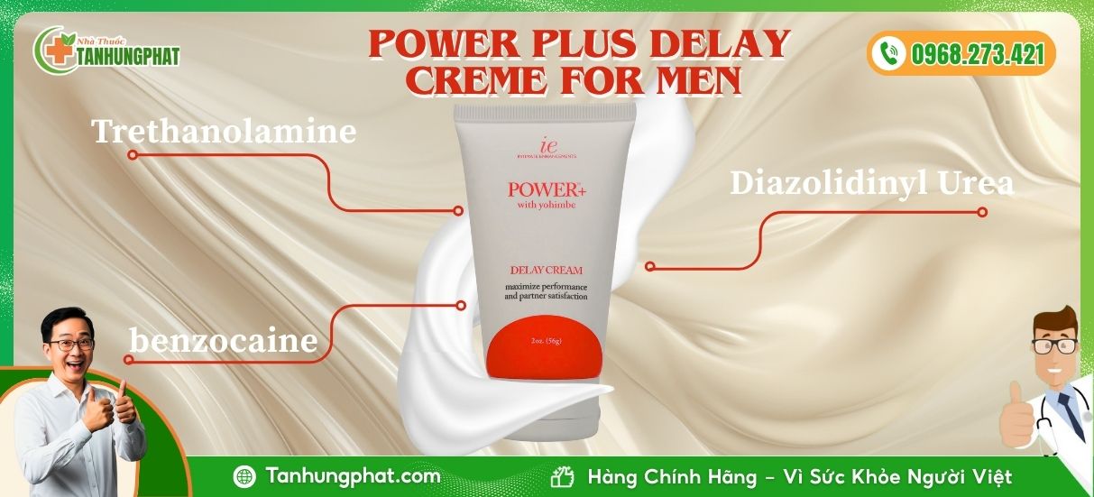 power plus delay creme for men