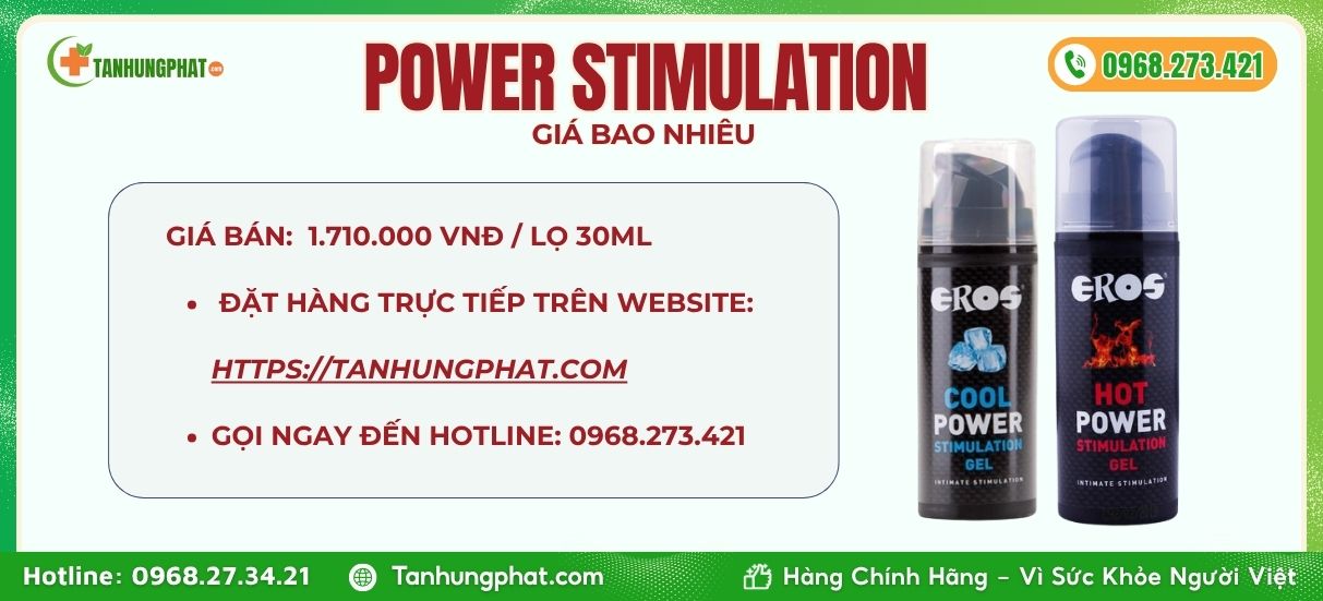 Gel Power Stimulation giá bao nhiêu